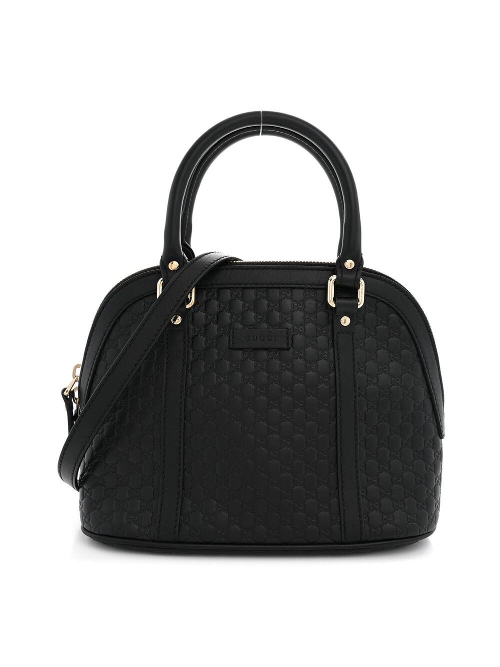 Microguccissima Mini Dome Bag Black #339120G10B